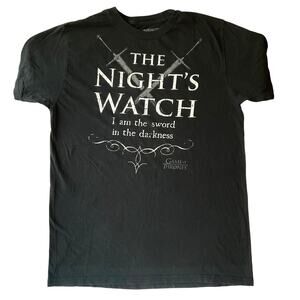 Game of Thrones Men Short sleeve T-shirt size L, black, The Night’s Watch